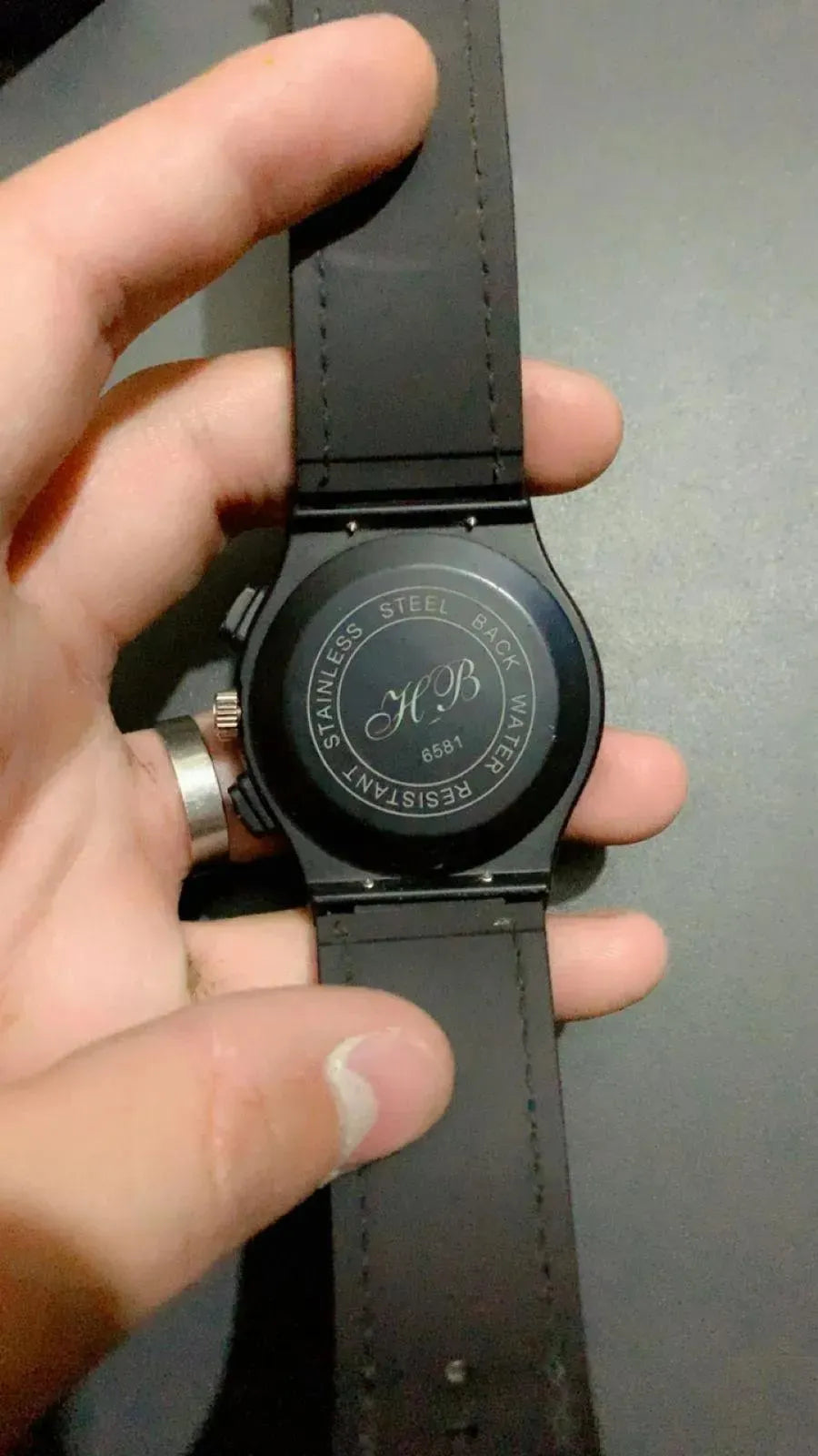 Luxury Chronograph Watch for Men | Elegant Leather Band Timepiece